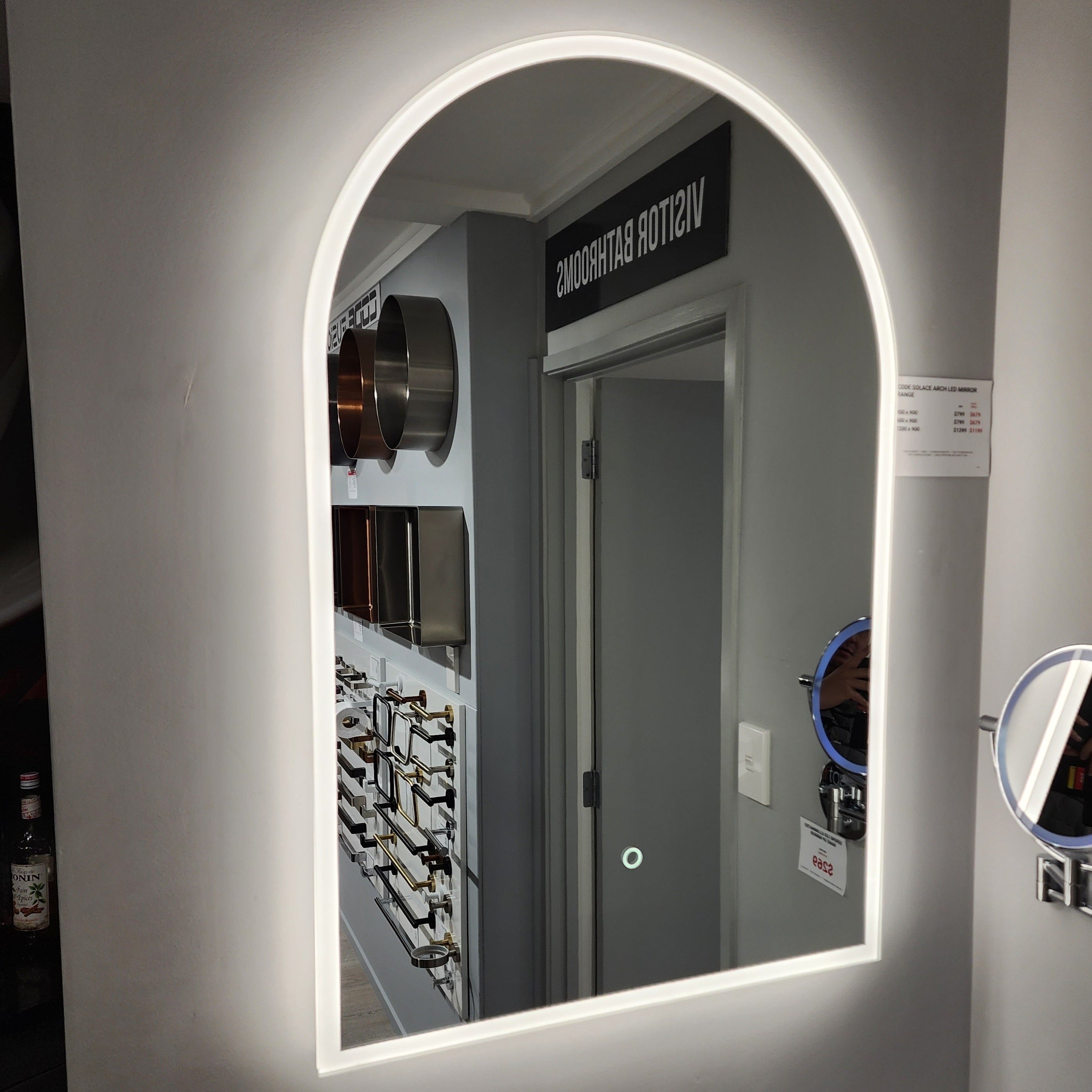 SOLACE ARCH LED MIRROR 600X900MM
